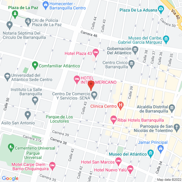 Map of Camargo Ariza Y CIA. S. En C.S.
