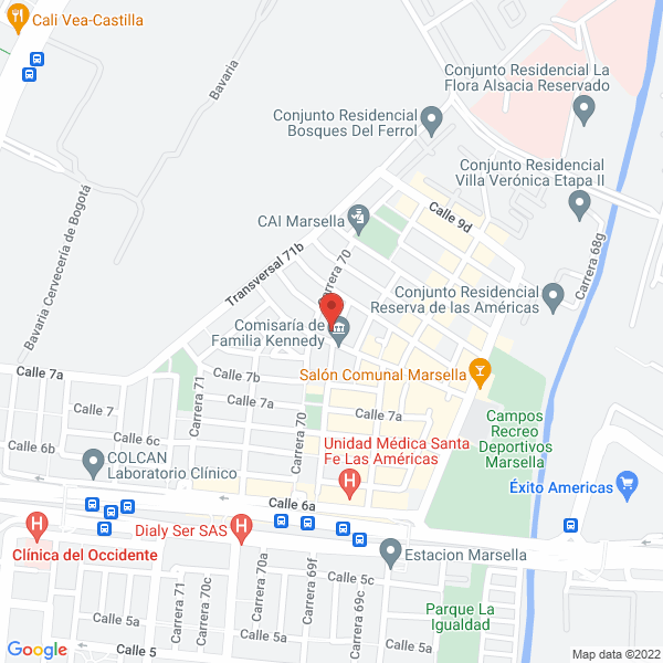 Mapa de Le Curieux Ltda.