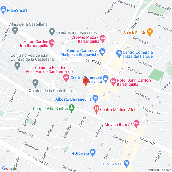 Map of Inversiones Martha Liliana Olaya E Hijos S. En C.