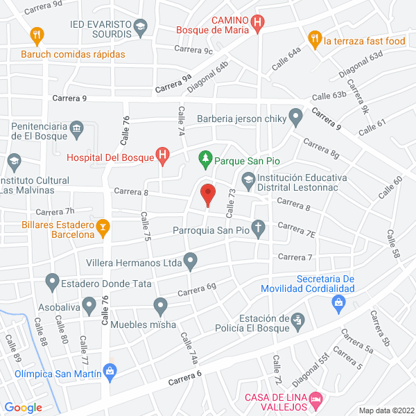 Map of Siysi S.A.S.