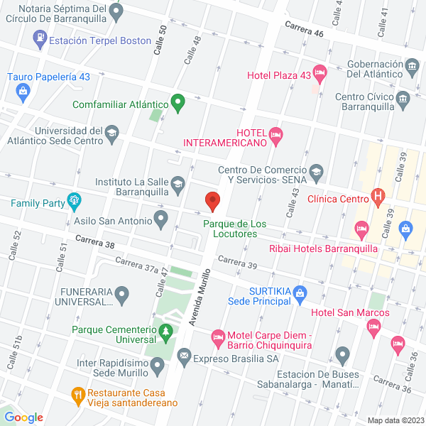 Map of Ruta 66 Marca Tu Ruta Motorcycle Store S.A.S.