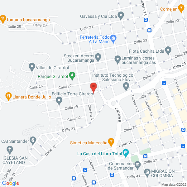 Map of Madeleg S.A.S.