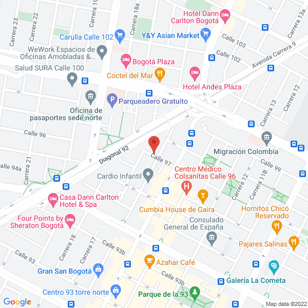 Mapa de Luna Libros S.A.S.