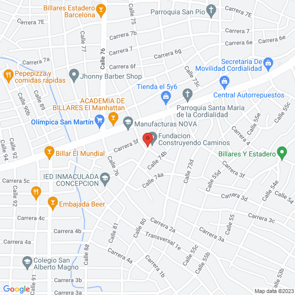 Map of Central De Esterilizacion Guillermo Gil Rosado & Cía. Ltda.