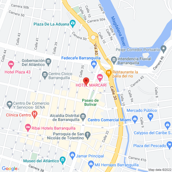 Map of G.T.C. Producciones S.A.S.