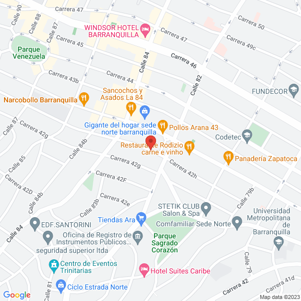 Map of Itc Harvest - International Trading Co S.A.S.