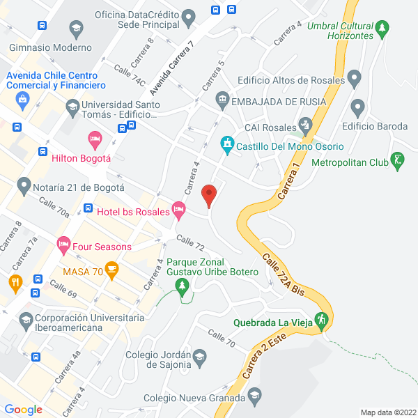 Mapa de Master Andina Ltda.