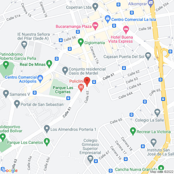 Map of P & P Gaspetrol Ltda