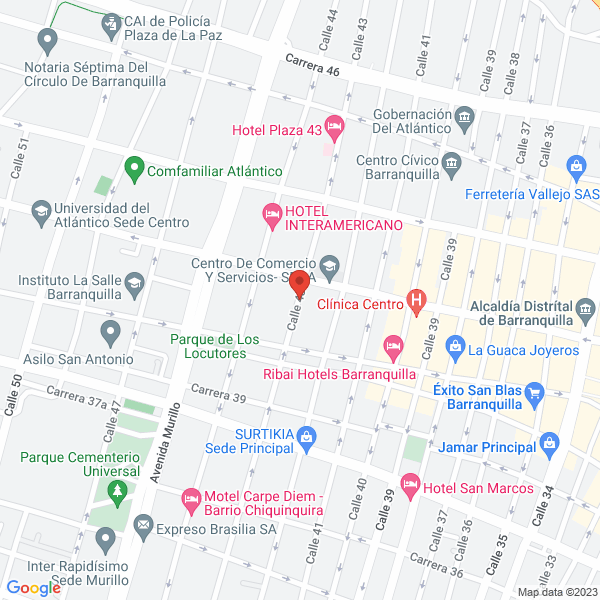Map of N.D. Tech S.A.S.