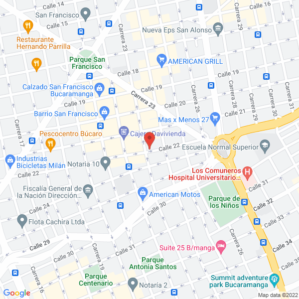 Map of Opersalud S.A.S.