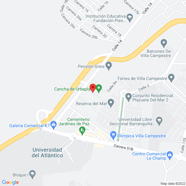 Map of Synsucaribe S.A.S.