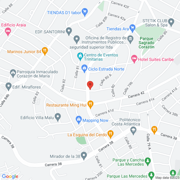 Map of Soluciones Logisticas Integrales K Y K S.A.S.