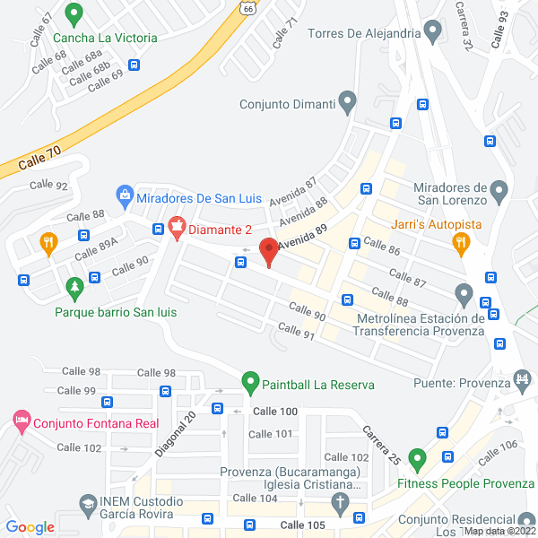 Map of Holguin Diaz Cia S. En C.