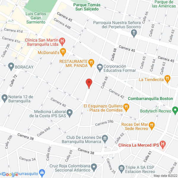 Map of Secret Color S.A.S.