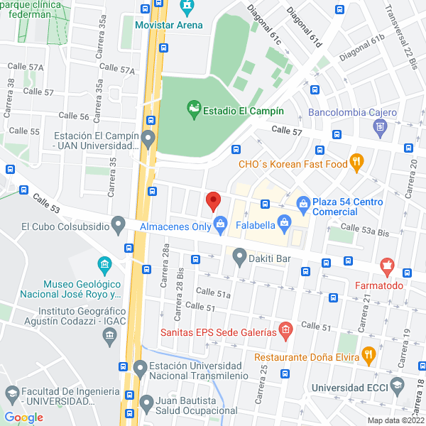 Mapa de Hr Consultores S.A.S.