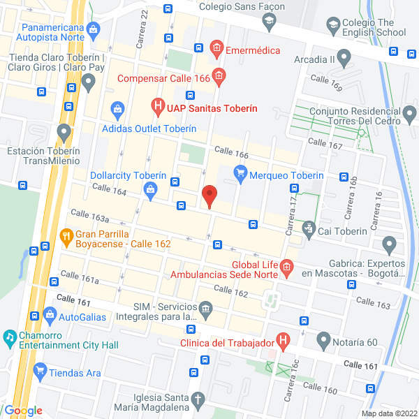 Mapa de Rentokil Initial Colombia S.A.S