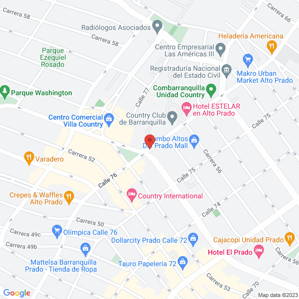 Map of Palmeras Del Alto S.A.S.