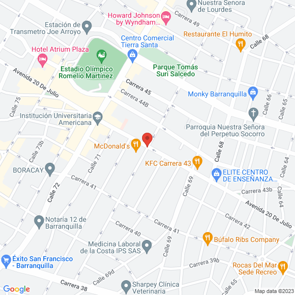 Map of Relecentro Ltda.