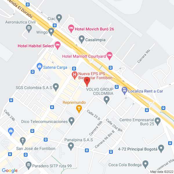 Mapa de Hanna Instruments S.A.S.