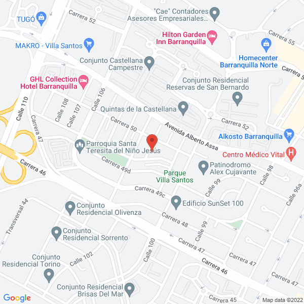 Map of Comercializadora Discom S.A.S.