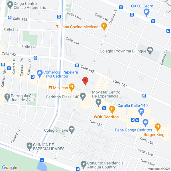 Mapa de Firma Consultora Para El Sector Agroindustrial Ltda.