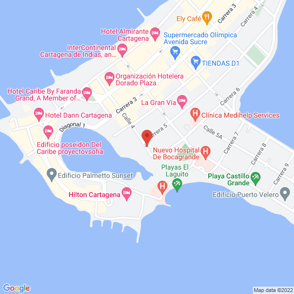 Map of Inversiones Casa De La Artilleria Ltda.