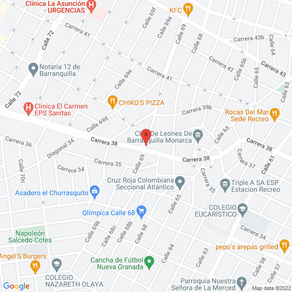 Map of Calificadoslosa S.A.S.