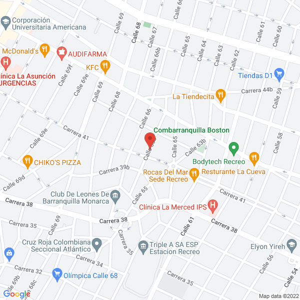 Map of Consultores Unidos Barakah S.A.S.