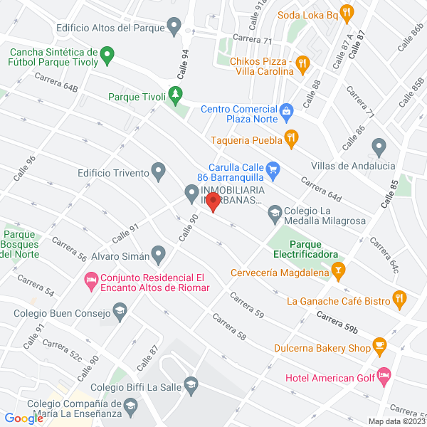 Map of Versatil Asesorias Y Eventos S.A.S.