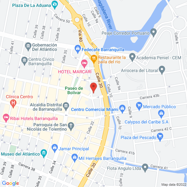Map of Comercializadora El Portico S.A.S.