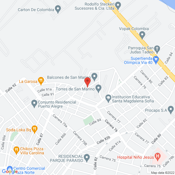 Map of Dinducol S.A.S.