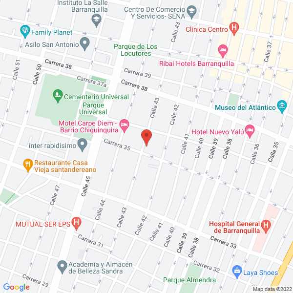 Map of Hermanos Quintero & Asociados S.A.S.