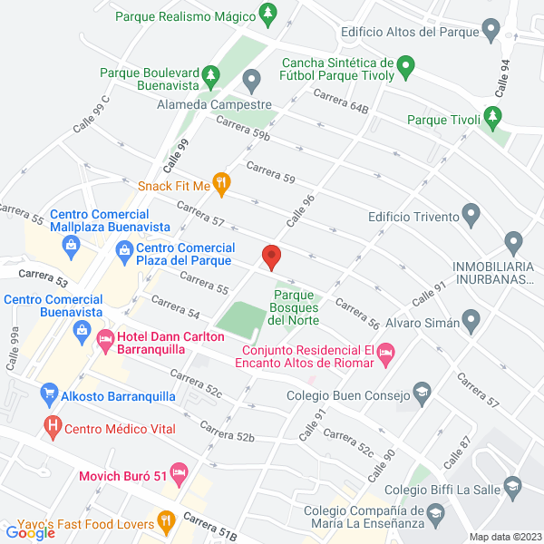 Map of Inversiones Y Servicios Estrategicos Globales S.A.S.