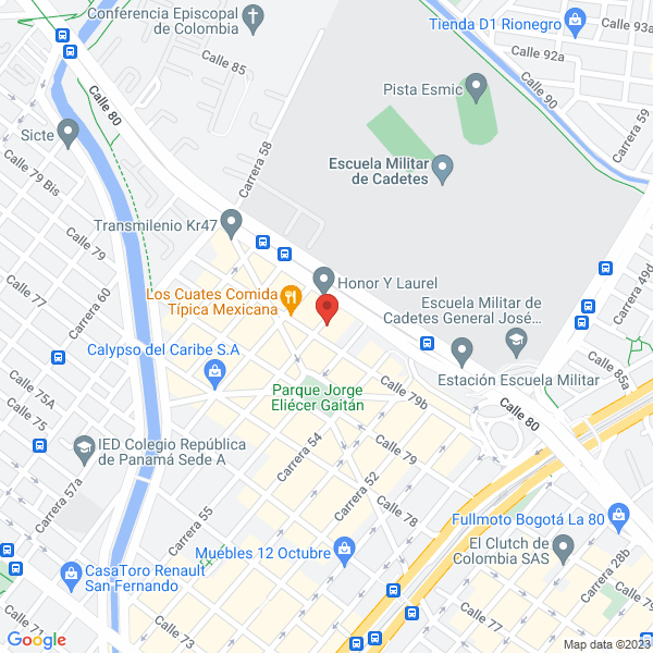 Mapa de Distribuciones Servicios Y Representaciones Ltda.