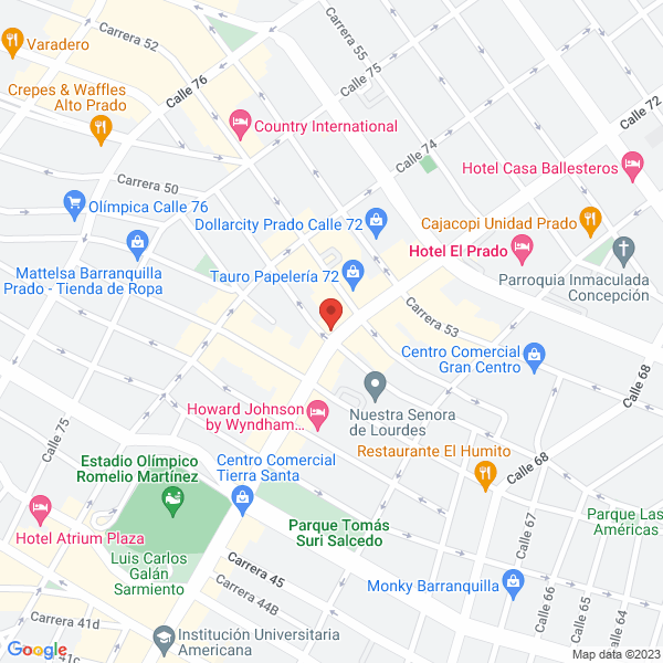 Map of Distribuidores Esteticos De La Costa S.A.S. Sigla Diedco S.A.S.
