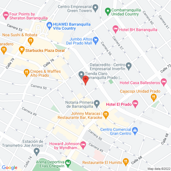 Map of Marmol Express S.A.S.