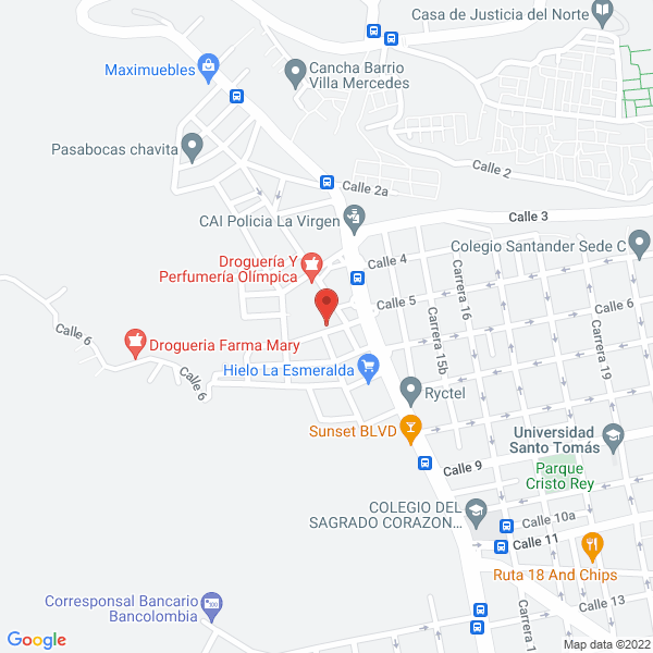 Map of Productos Green & Clean S.A.S.