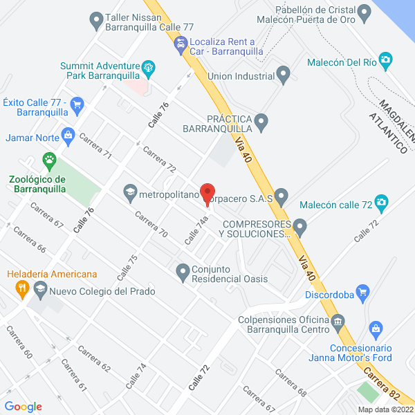 Map of Proluz Ingeniería Y Servicios S.A.S.