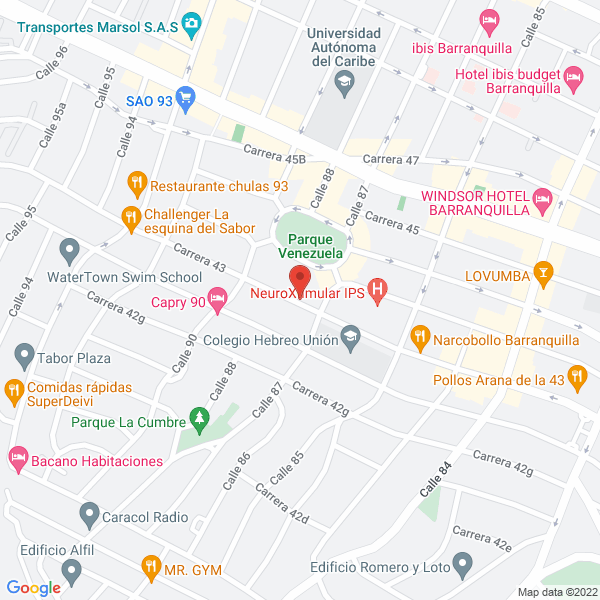 Map of Academia De Capacitacion No Formal Para Escoltas Y Vigilantes Del At