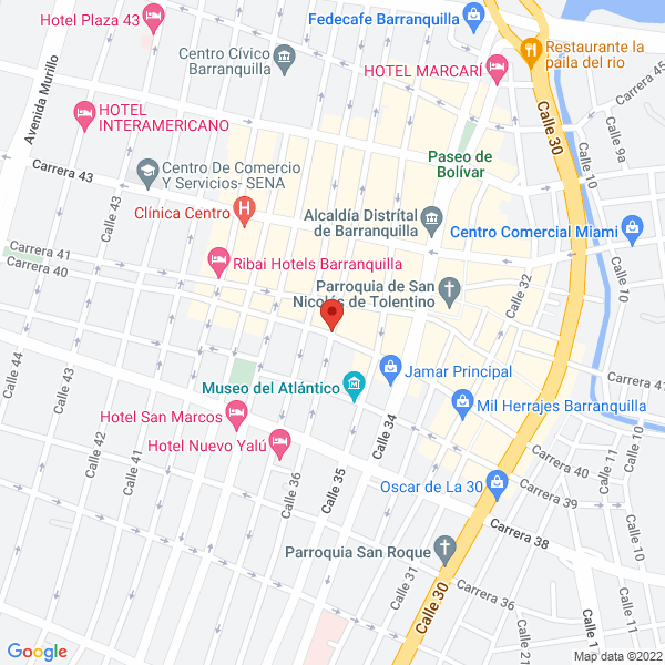 Map of Comercializadora M.M.E. S.A.S.