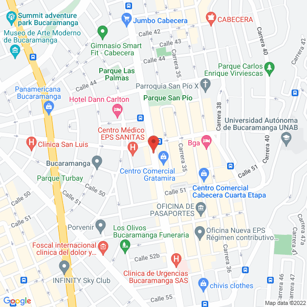 Map of Aero Comunicaciones Ltda.