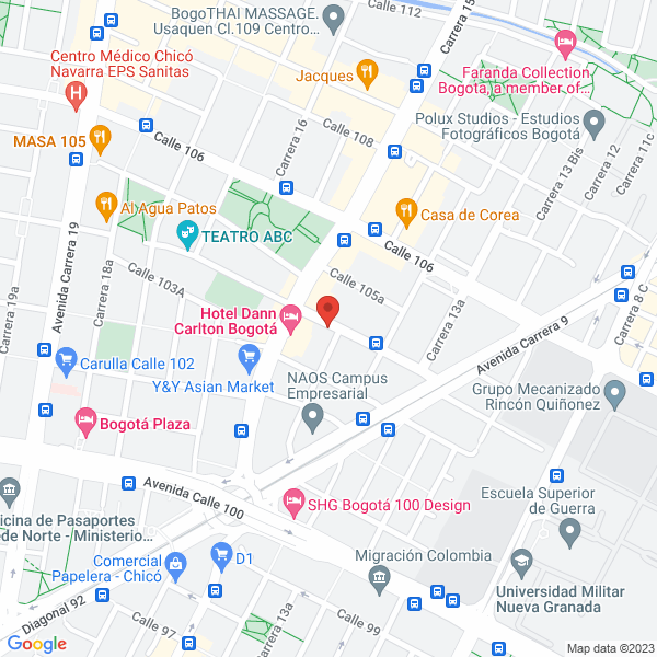 Mapa de Entre Muros S.A.S.