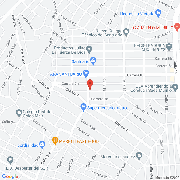 Map of Almacen Del Aluminio Tavo S.A.S.