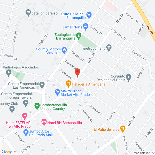 Map of Tecnosoft Soluciones S.A.S.