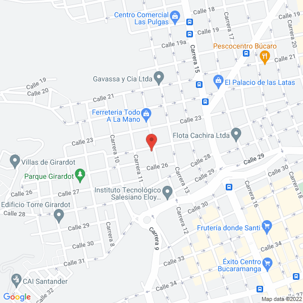 Map of Ferreindustrias Y Depósito Charif S.A.S.
