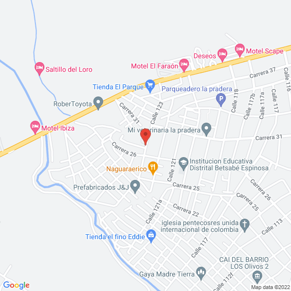 Map of Paradise Drinks S.A.S.