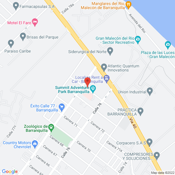 Map of Dada Trading S.A.S.