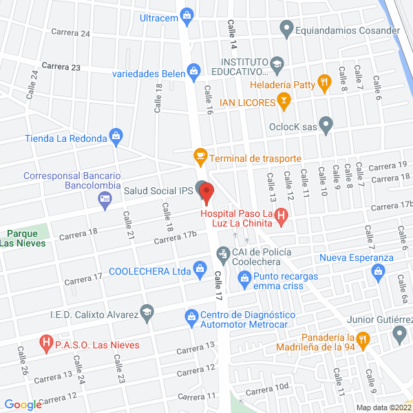 Map of Inversiones Previsalud S.A.S.