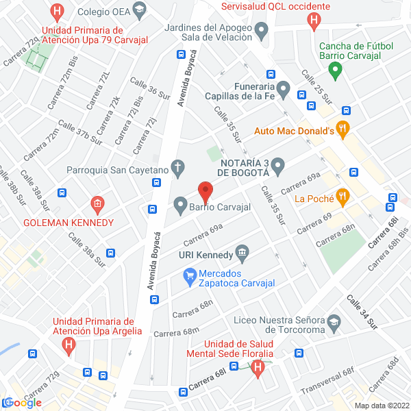 Mapa de Engineering Power Solution S.A.S.