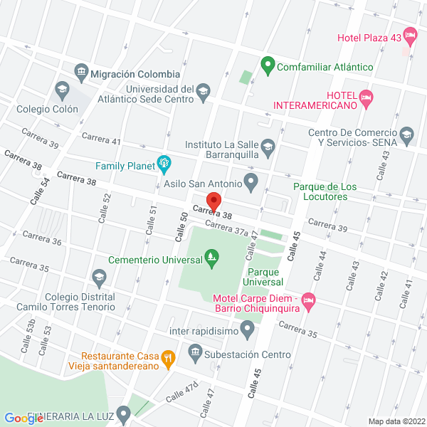 Map of Interdecom S.A.S.